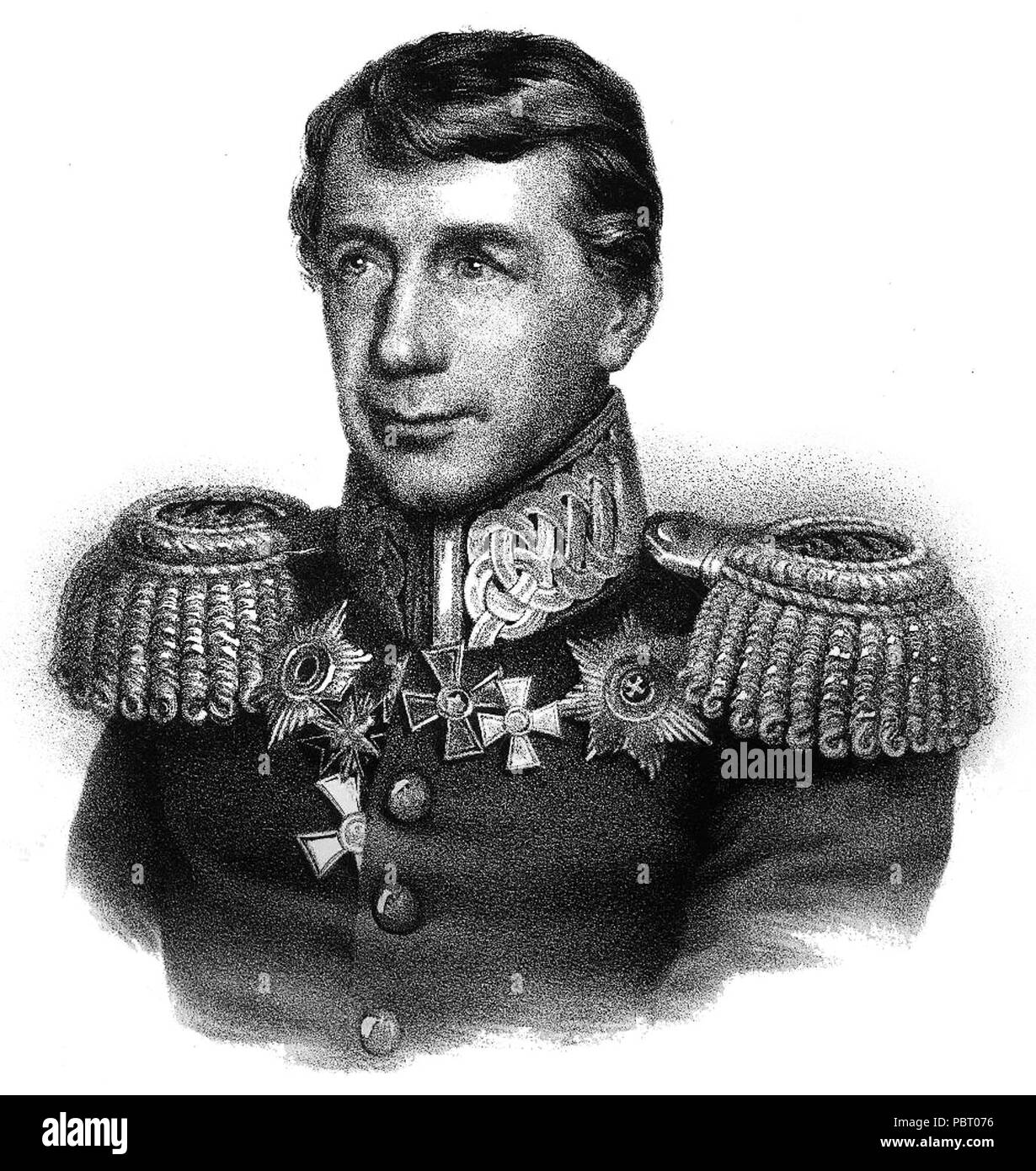 Adam Johann von Krusenstern. Stockfoto