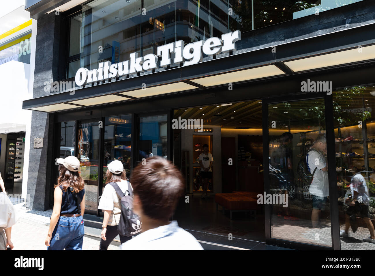 Onitsuka Tiger shop, Shibuya, Japan Stockfoto