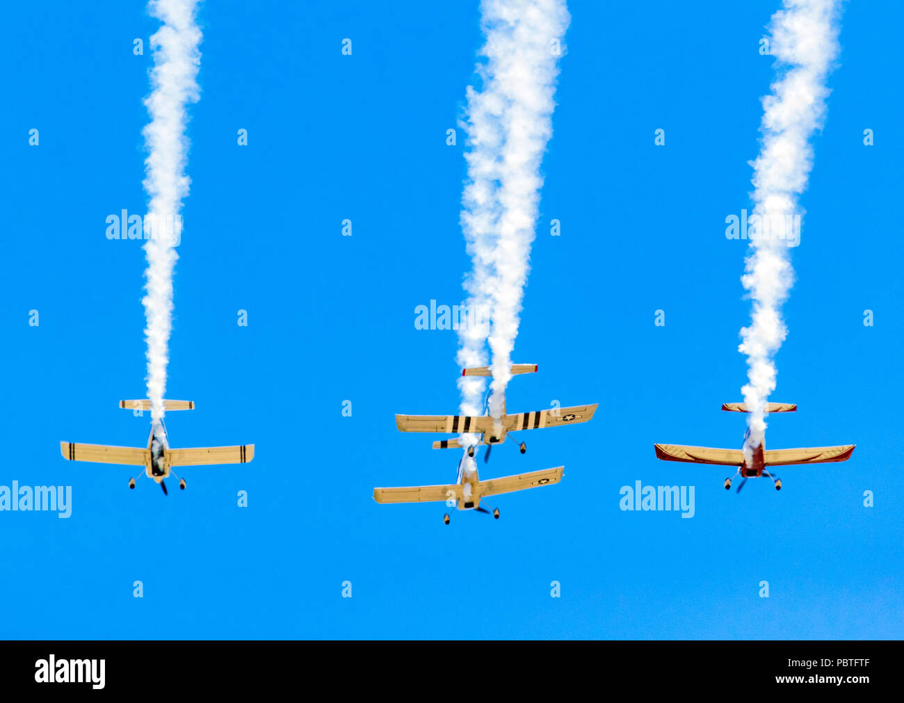 Van's Aircraft RV-8; Rocky Mountain Renegades Formation Flying Team; Salida Fly-in & Air Show; Salida, Colorado, USA Stockfoto