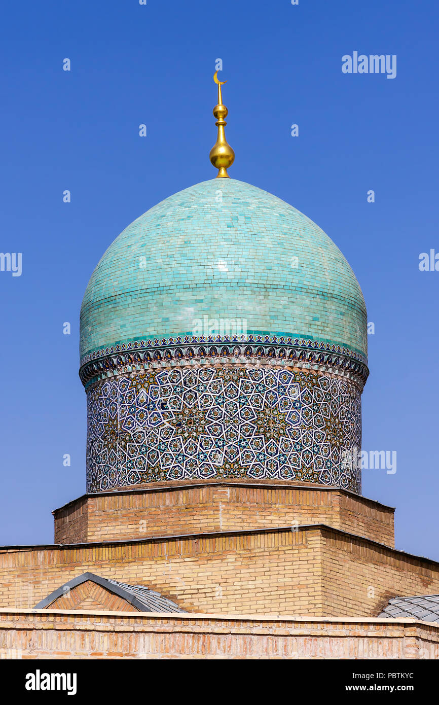 Khazrat-Imam dome Close-up in Taschkent, Usbekistan Stockfoto