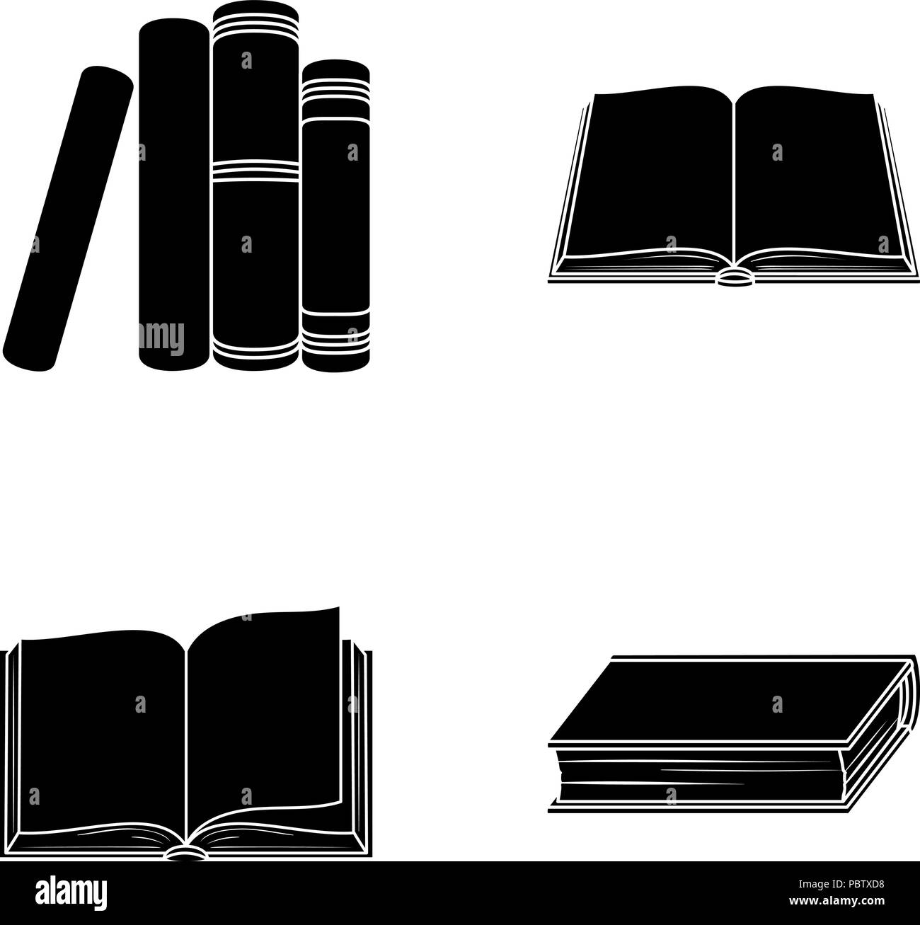 Verbindliche, schwarz, Buch, Bücher, geschlossen, Sammlung, verschiedenen, Icon, Illustration, incographia, isoliert, Bibliothek, Lügen, Literatur, Logo, Roman, Öffnen, Drucken, Lesen, Schule, Satz, Zeichen, Stapel, Studie, Symbol, Lehrbuch, Arten, Typografie, Vektor-, Web-, Vektor, Vektoren, Stock Vektor