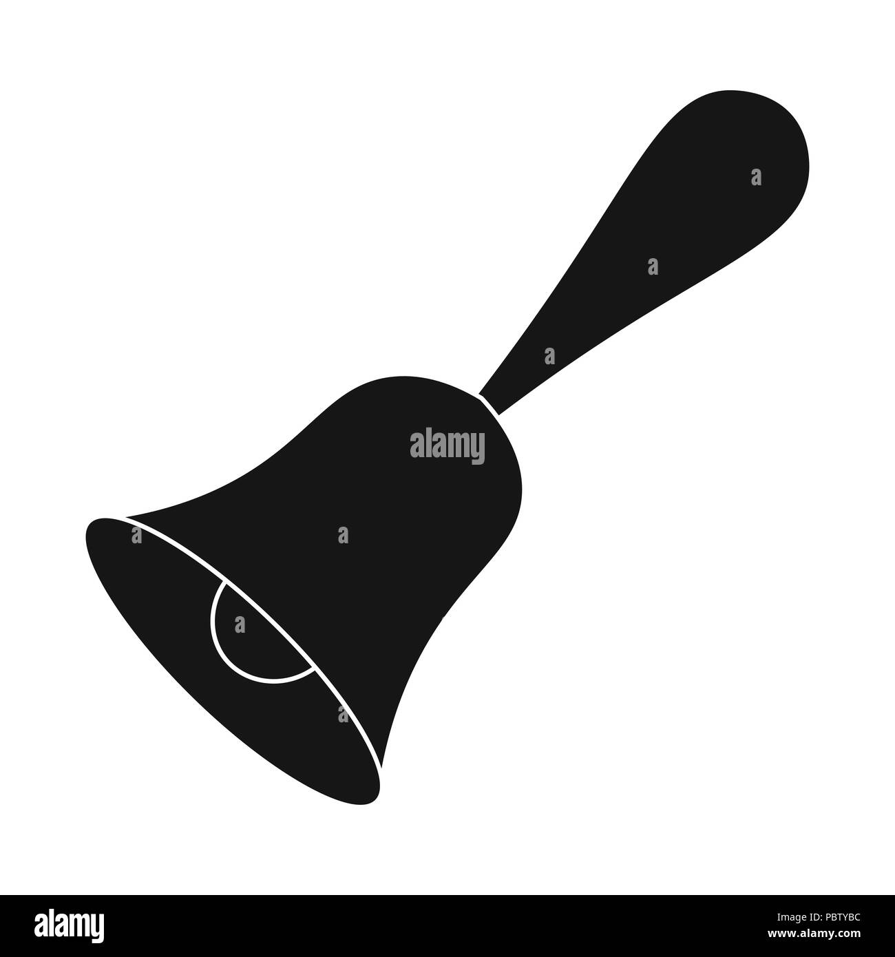 Bell Schwarz Leer Clipart Konzept Modern Cool Design Turklingel Zeichnung Bildung Element Ausrustung Grafik Grau Handbell Icon Illustration Illustrator Isoliert Wissen Logo Mobile Moderne Objekt Schuler Erinnerung Ring