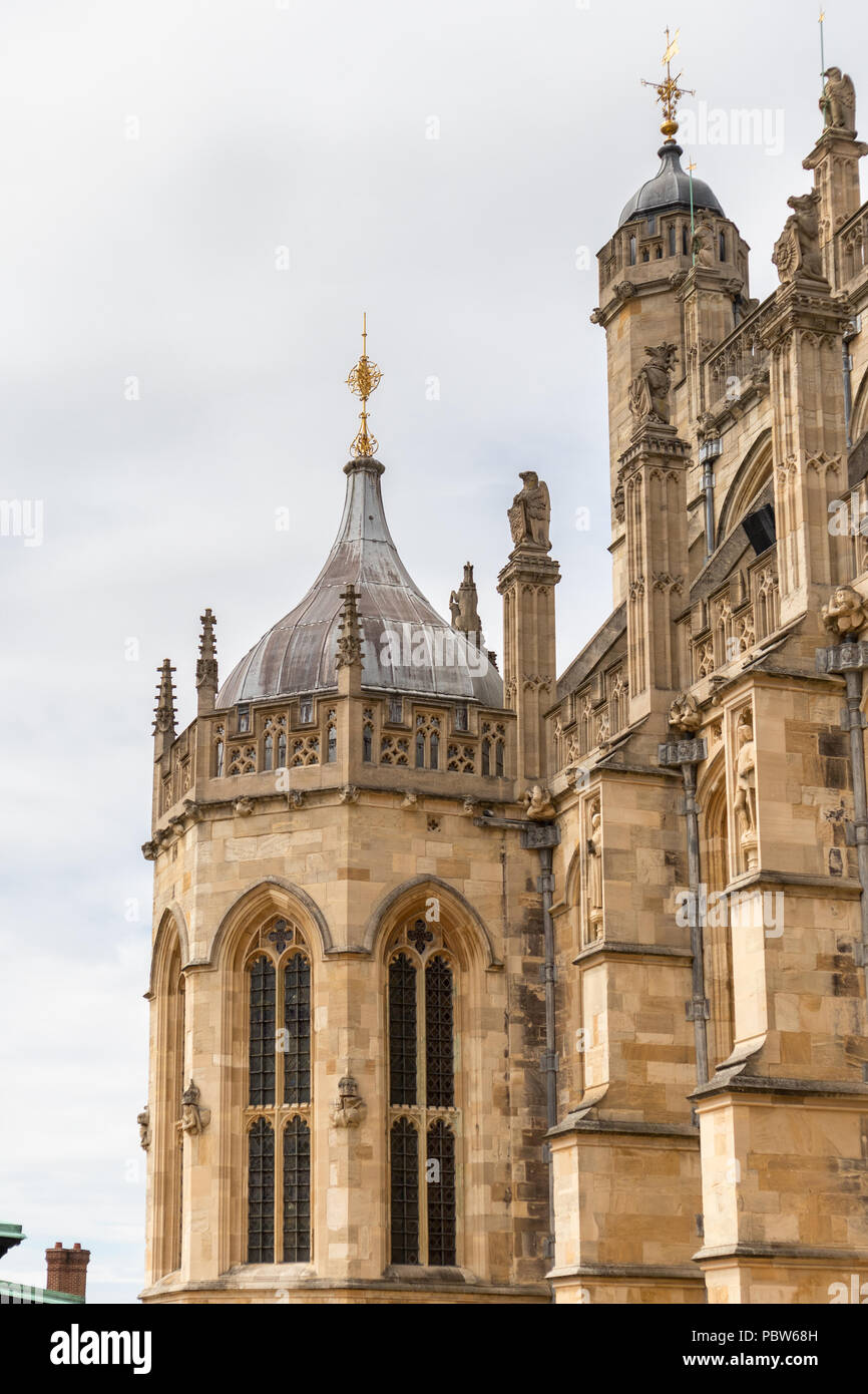 WINDSOR, Maidenhead und Windsor/UK - Juli 22: die St Georges Kapelle in Windsor Castle Windsor in Maidenhead und Windsor am 22. Juli 2018 Stockfoto