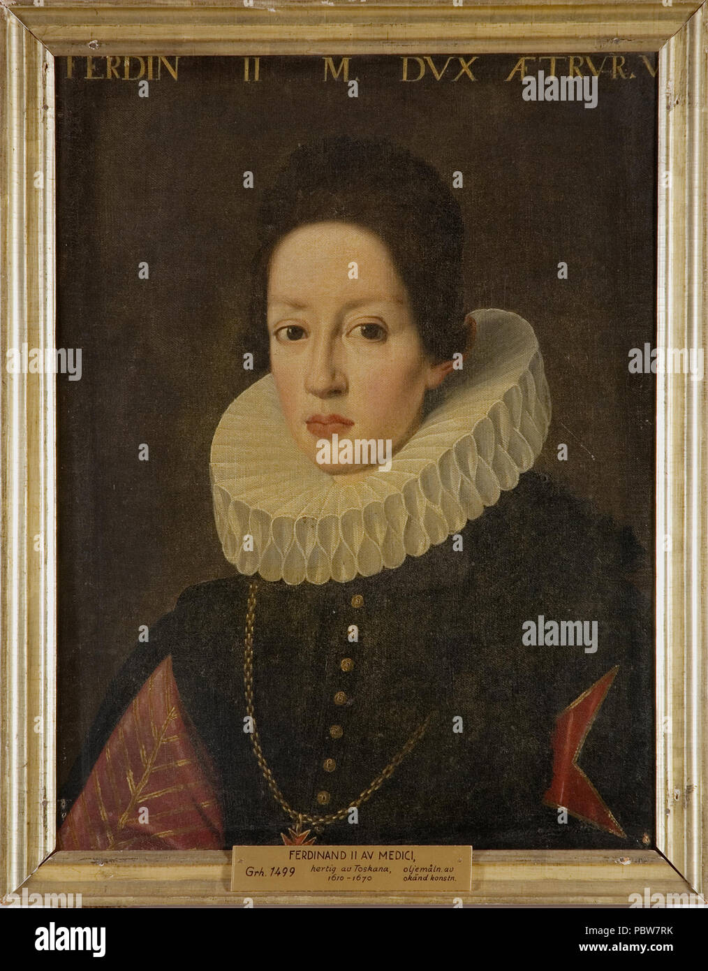 20 Ferdinand II., 1610-1670, storhertig - Nationalmuseum - 16168 Stockfoto