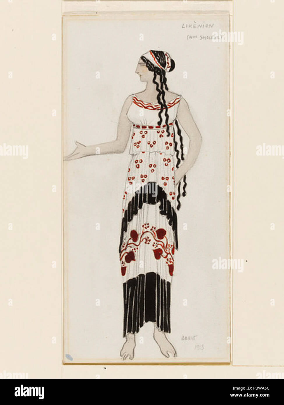 153 Daphnis und Chloe von L. Bakst, 07. Stockfoto