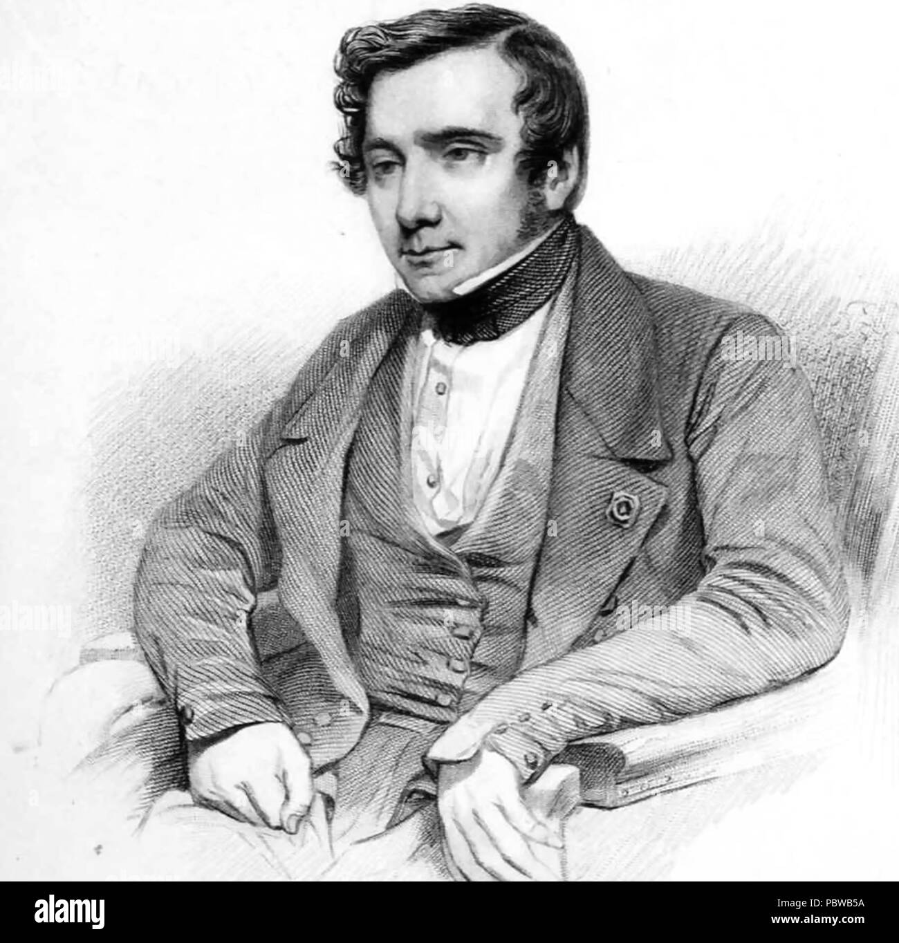 AUGUSTIN THIERRY (1795-1856), französischer Historiker Stockfoto