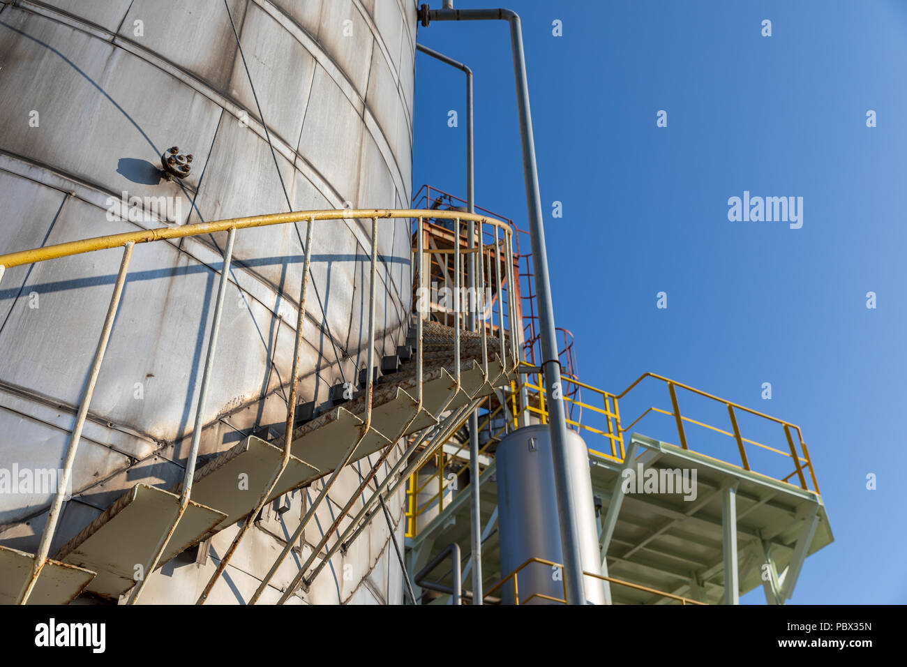 SunAllomer Kawasaki Factory, Chemieanlagen, Kawasaki, Kanagawa Präfektur, Japan Stockfoto