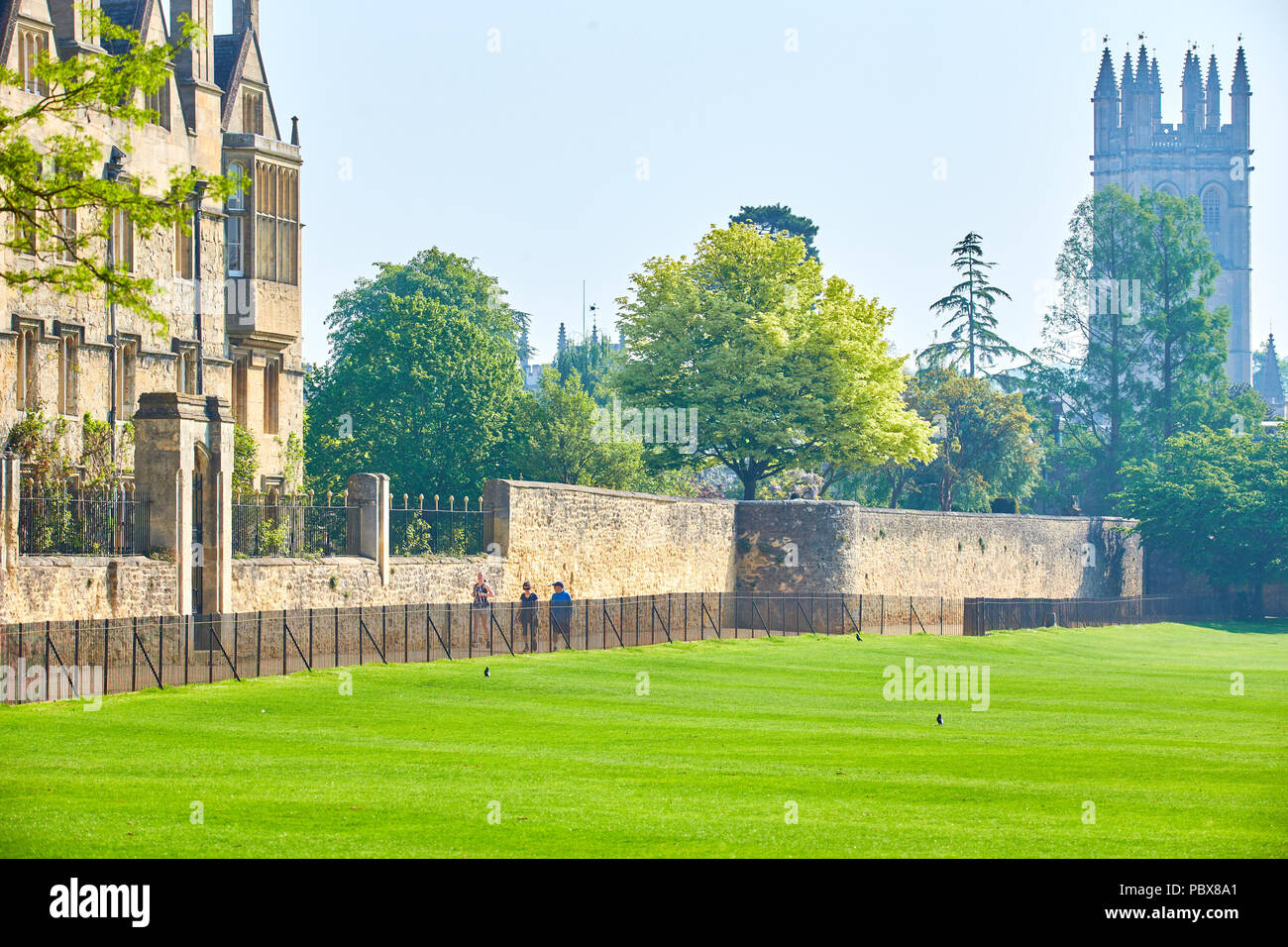 Allgemeine Ansicht von Merton College der Universität Oxford. Stockfoto