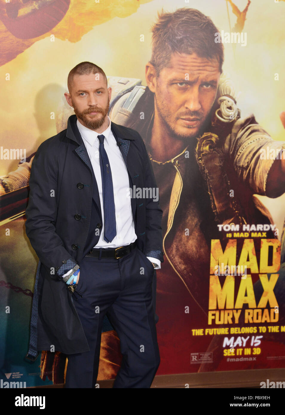Tom Hardy 030 Ankunft auf dem Mad Max Grimm Straße Premiere auf der TCL Chinese Theatre in Los Angeles. Mai 7, 2015. Tom Hardy030 - - - - - - - - - - - - - Red Carpet Event, Vertikal, USA, Filmindustrie, Prominente, Fotografie, Bestof, Kunst, Kultur und Unterhaltung, Topix Prominente Fashion/Vertikal, Besten, Event in Hollywood Leben - Kalifornien, Roter Teppich und backstage, USA, Film, Stars, Film Stars, TV Stars, Musik, Promis, Fotografie, Bestof, Kunst, Kultur und Unterhaltung, Topix, drei Viertel, vertikal, eine Person aus dem Jahr 2015, Anfrage tsuni @ Gamma-US Stockfoto