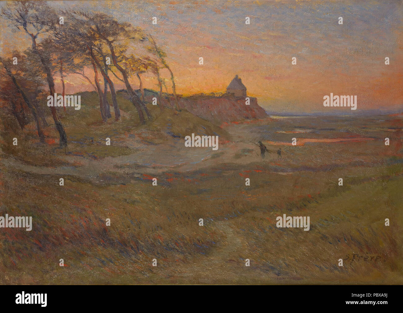 230 Frère - Le Cap Hornu à Saint-Valéry-sur-Somme Stockfoto
