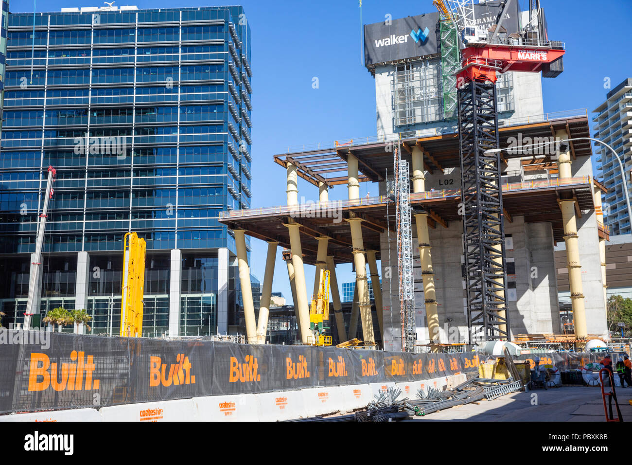 Parramatta square Stadterneuerung und -entwicklung, Western Sydney, Australien Stockfoto