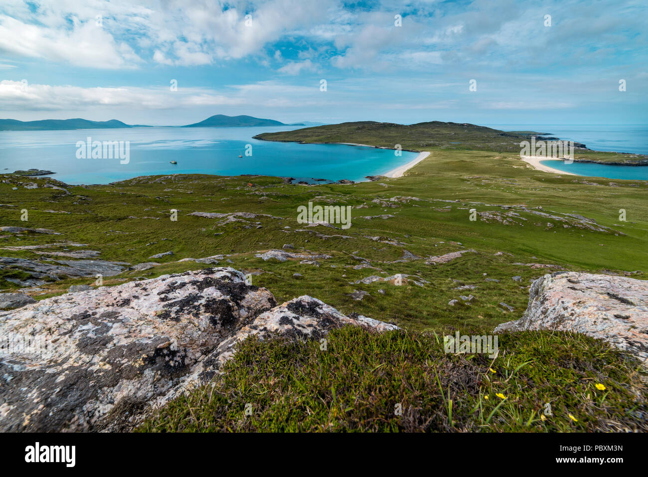 Isle of Taransay Landscape, Isle of Harris, Schottland, Großbritannien Stockfoto