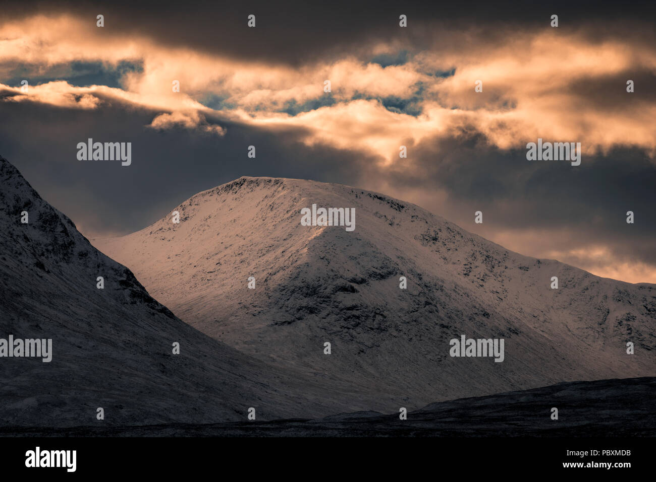 Glen Coe Berge, Scottish Highlands, Schottland, Großbritannien, Europa Stockfoto