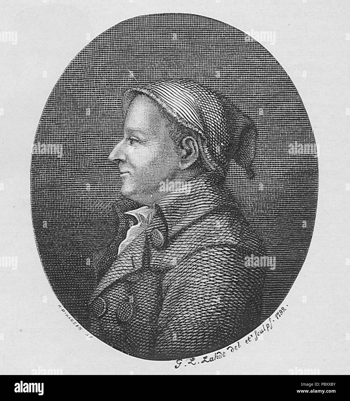 317 Johan clemens Tode Stockfoto