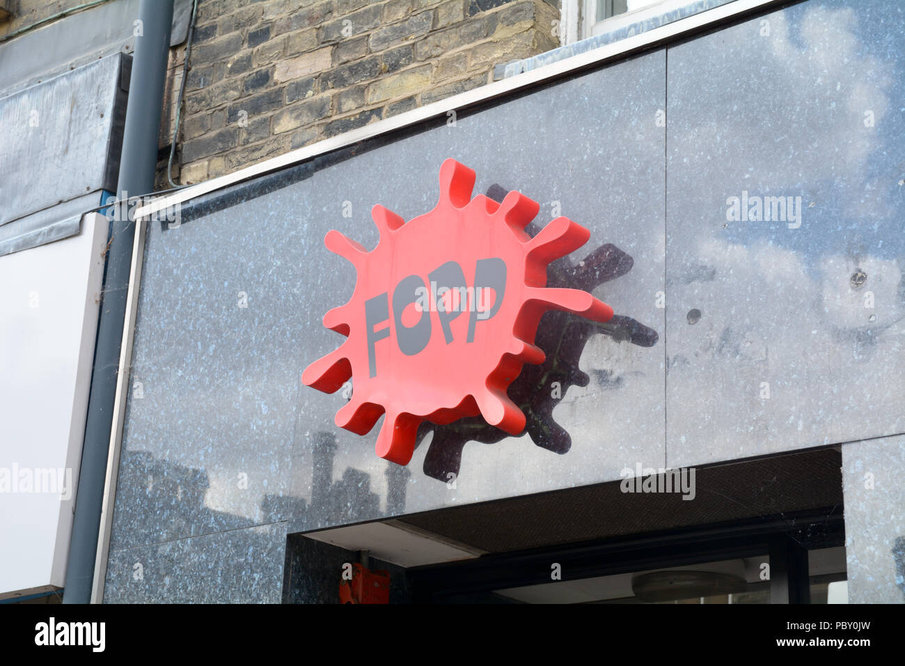 FOPP shop in Cambridge, Cambridgeshire, England Stockfoto