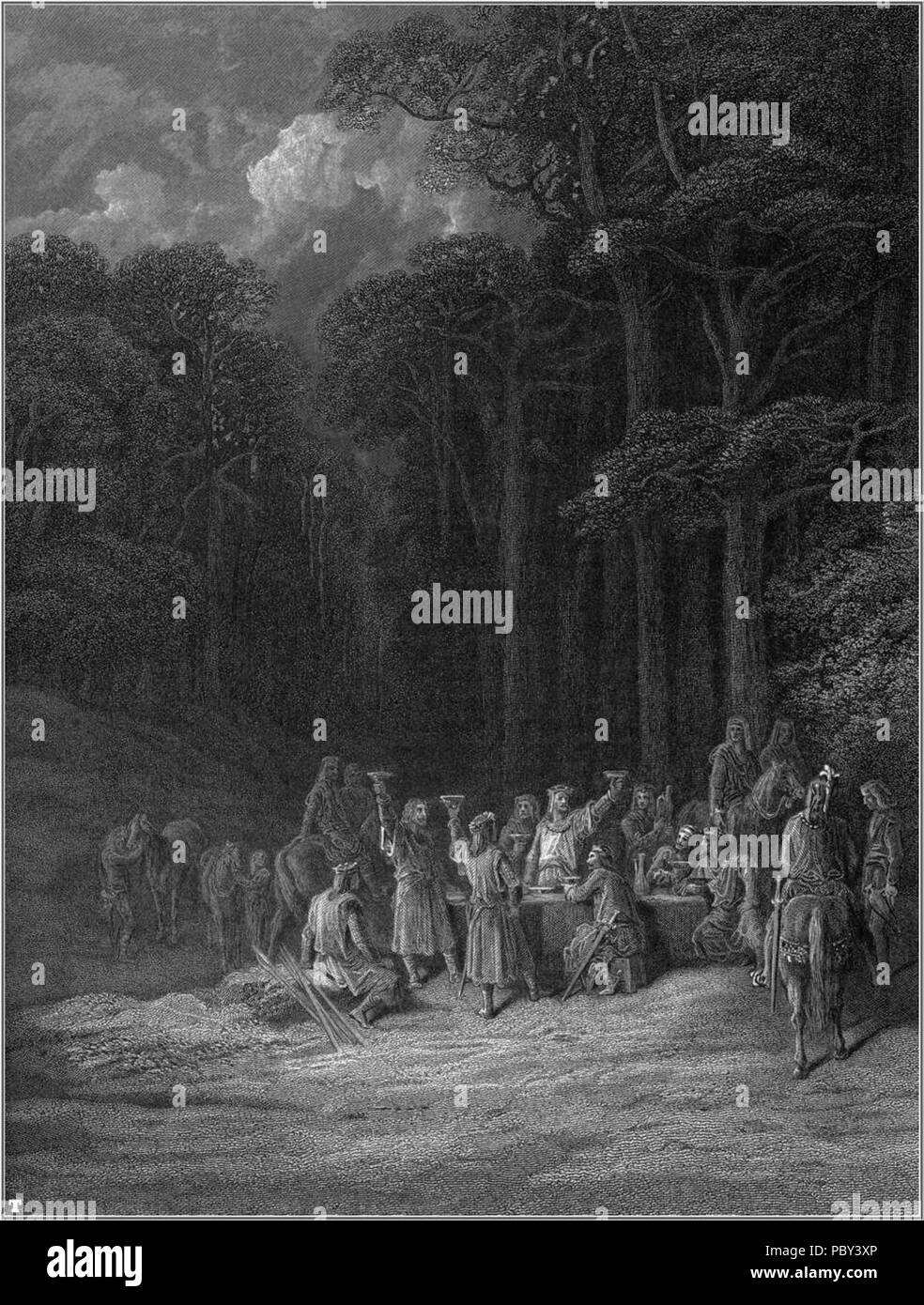 291 Idyllen des Königs 13. Stockfoto