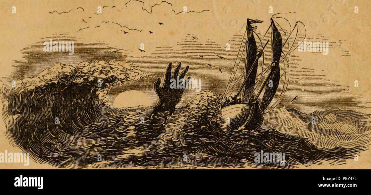 Bin ein auf dem Meer: oder, eine Geschichte der maritimen Abenteuer, Erforschung und Entdeckung, von den frühesten Zeiten bis in die heutige Zeit..." (1858) Stockfoto