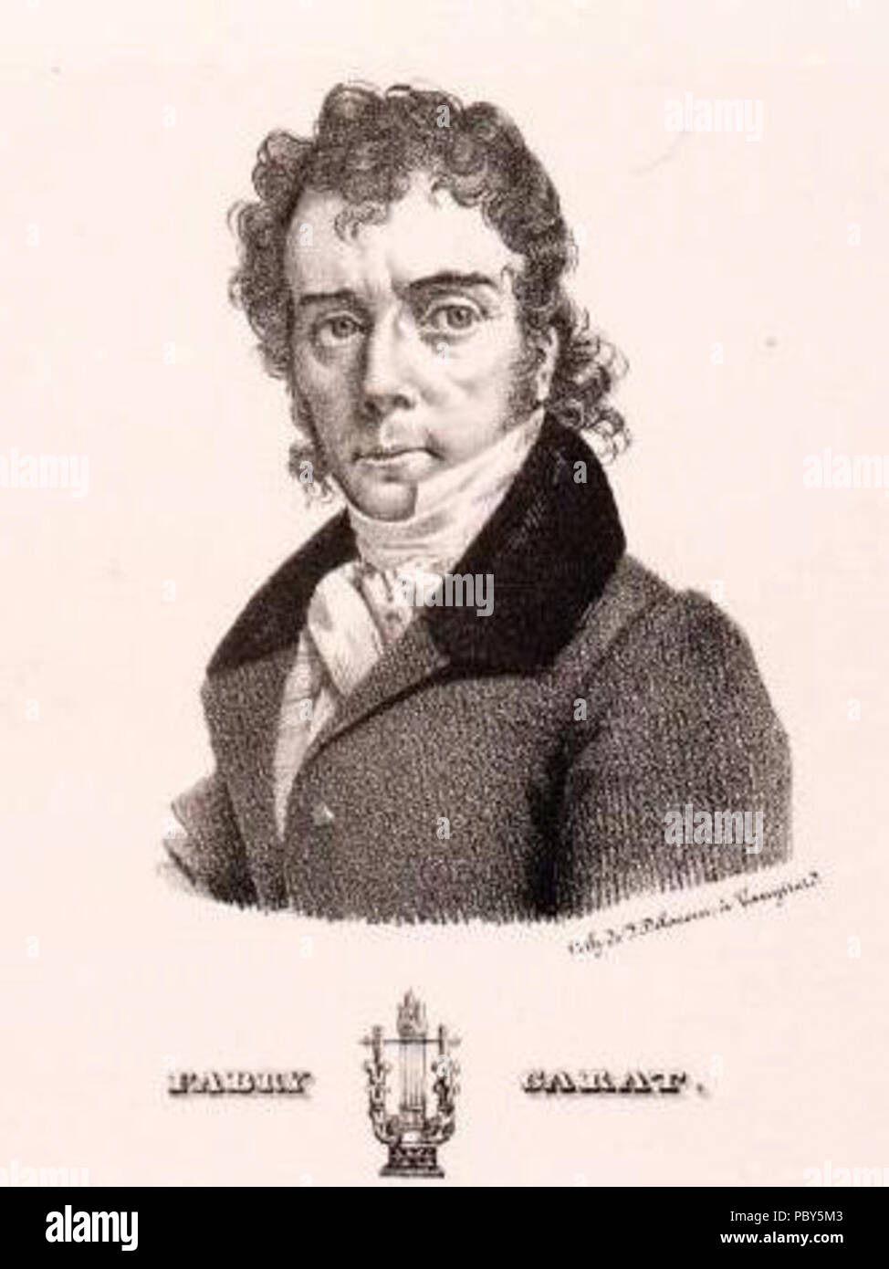 325 Joseph Dominique Fabry Garat (1774-18). Stockfoto