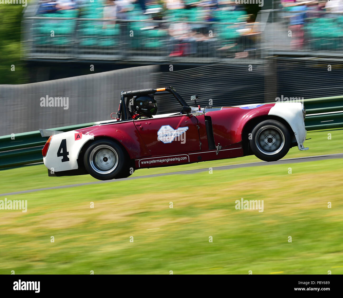 David Weston, MG Midget, Sprite Midget Herausforderung, HSCC Wolds ...