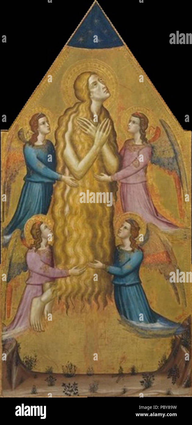 167 Don Silvestro dei Gherarducci - die Annahme der Heiligen Maria Magdalena (National Gallery von Irland, MHI.841) Stockfoto