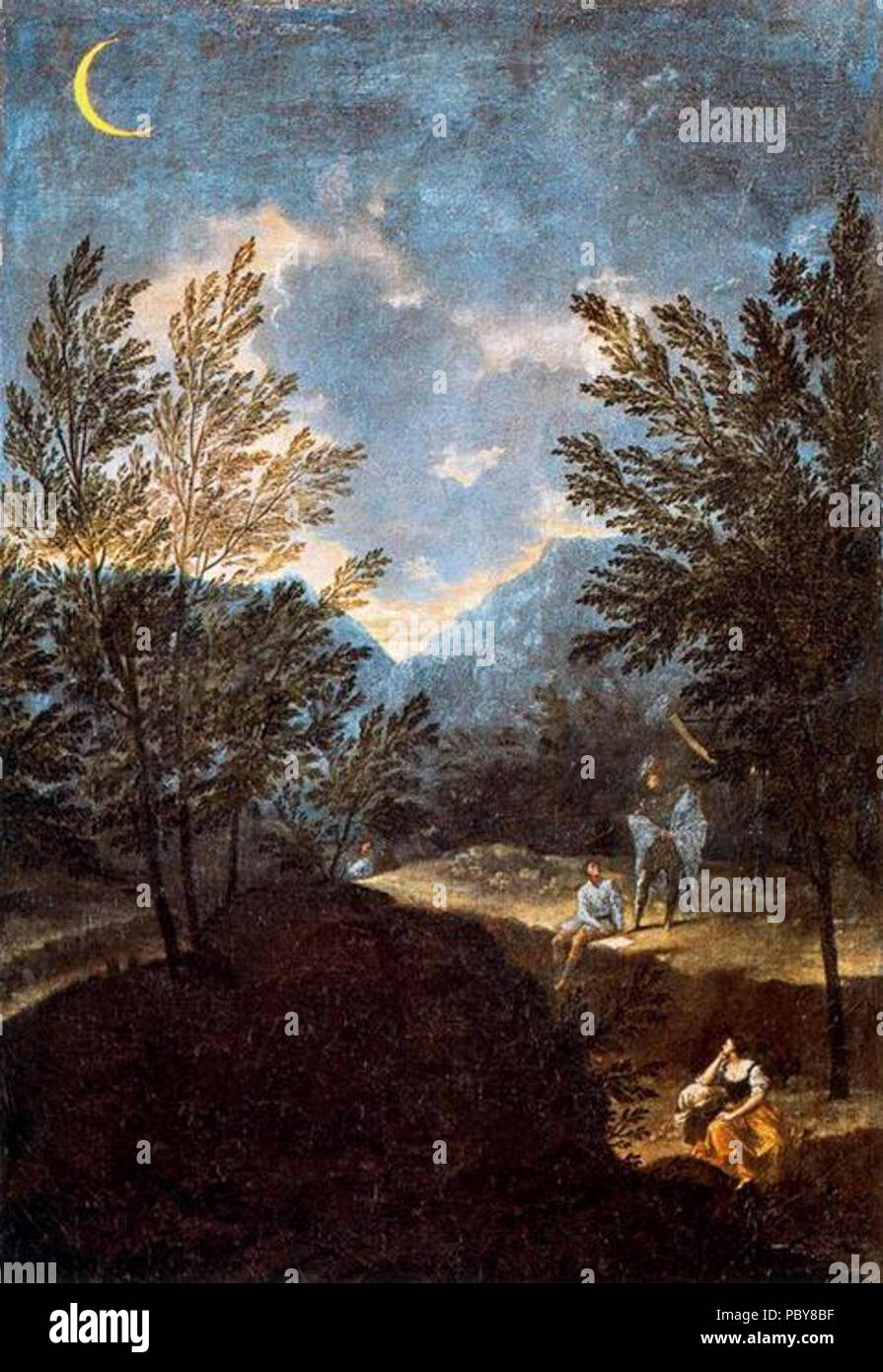 168 Donato Creti - astronomische Beobachtungen - 04 - Venus Stockfoto