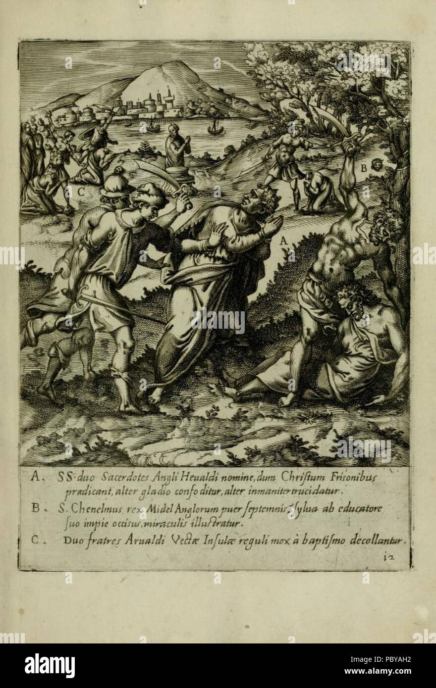 176 Ecclesiae Anglicanae Trophae - Platte 12. Stockfoto 176 Ecclesiae Anglicanae Trophae - Platte 12. Stockfoto