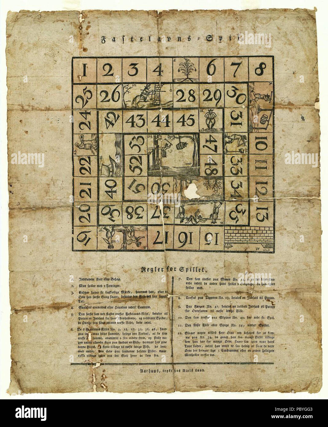 203 Fastelavns Spil Objekt 295 Stockfoto