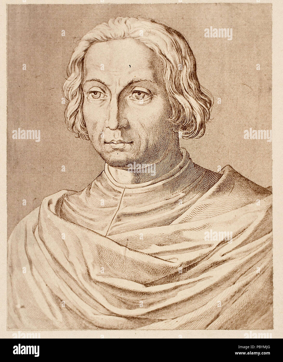 518 Retrato de Cristóbal Colón Stockfoto