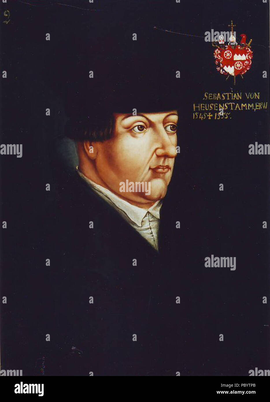549 Sebastian von Heusenstamm Stockfoto
