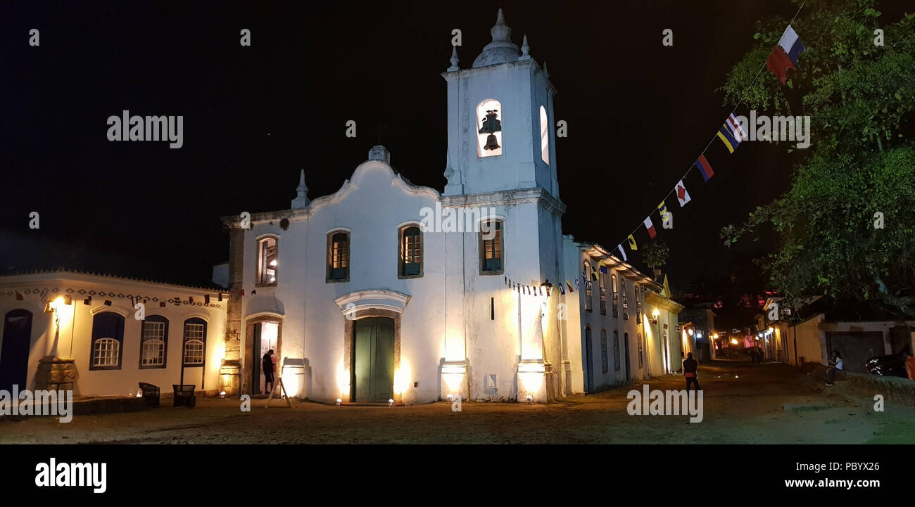 Kirche im historischen Zentrum von Paraty Stockfoto