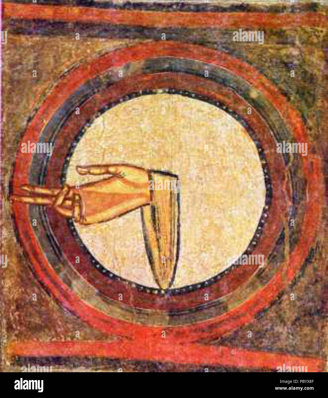 265 Hand Gottes Stockfoto