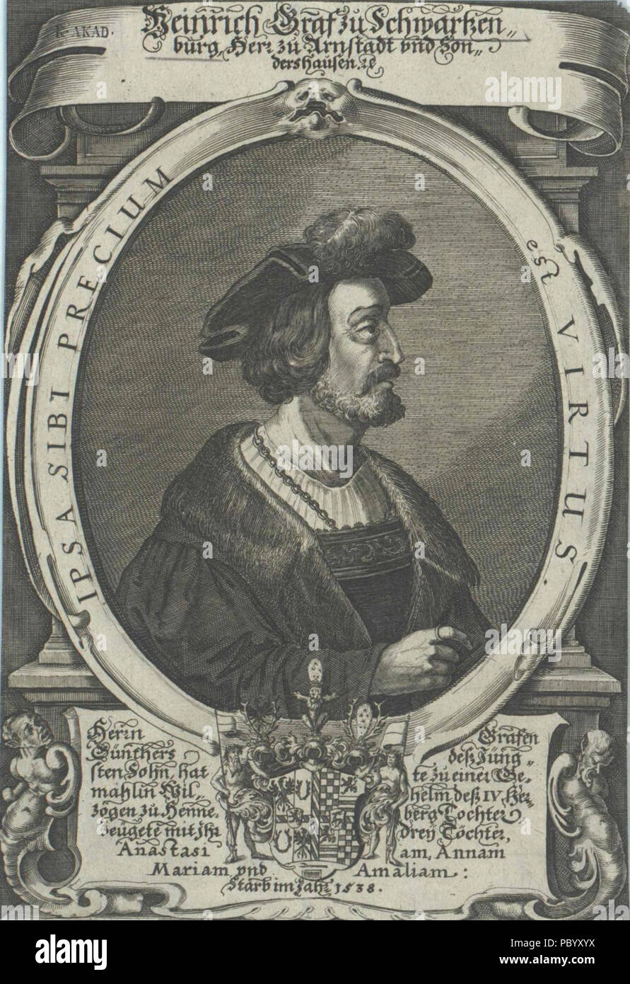 270 Heinrich XXXII von Schwarzburg Stockfoto