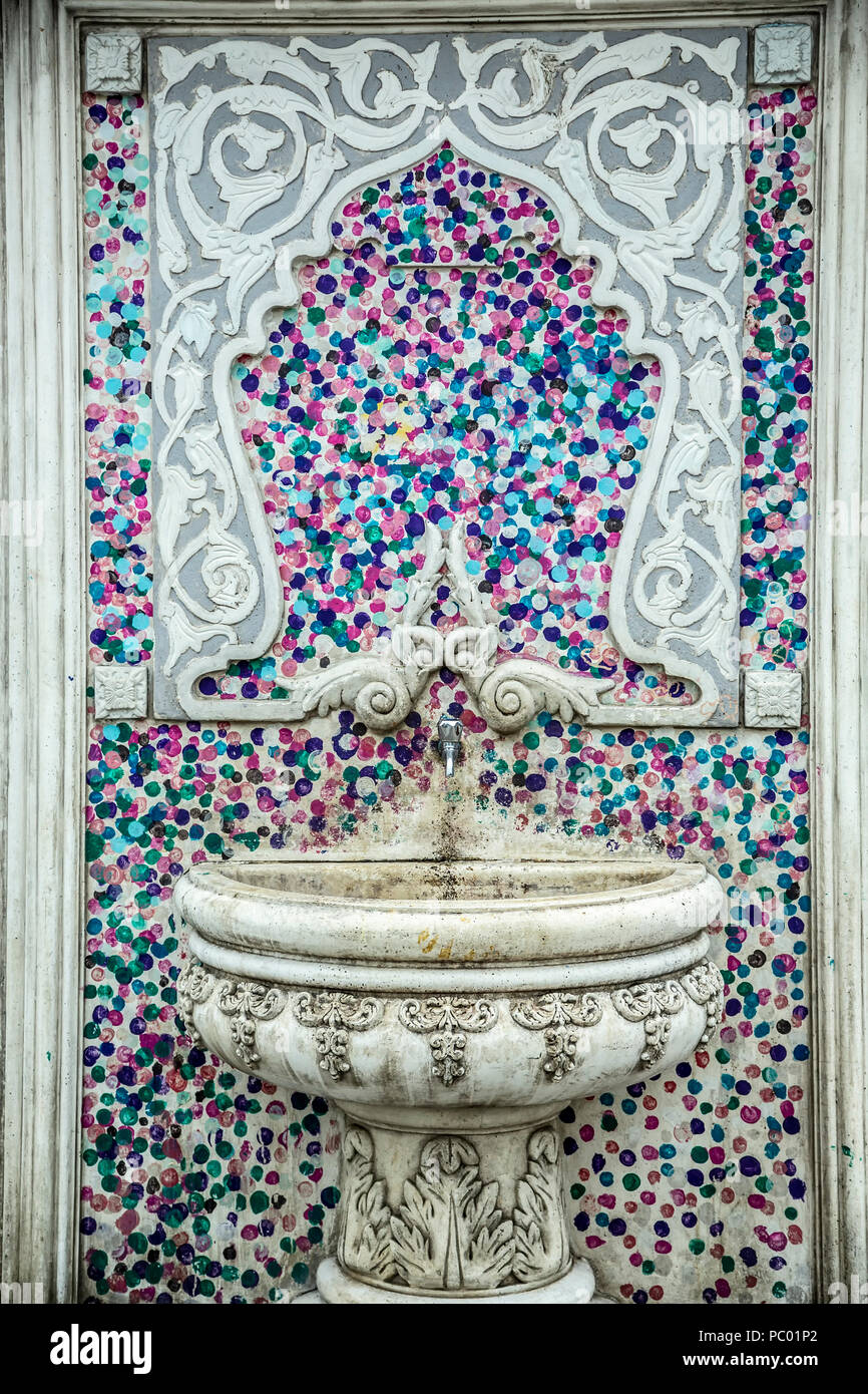 Waschung Brunnen, Sariyer, Istanbul, Türkei Stockfoto