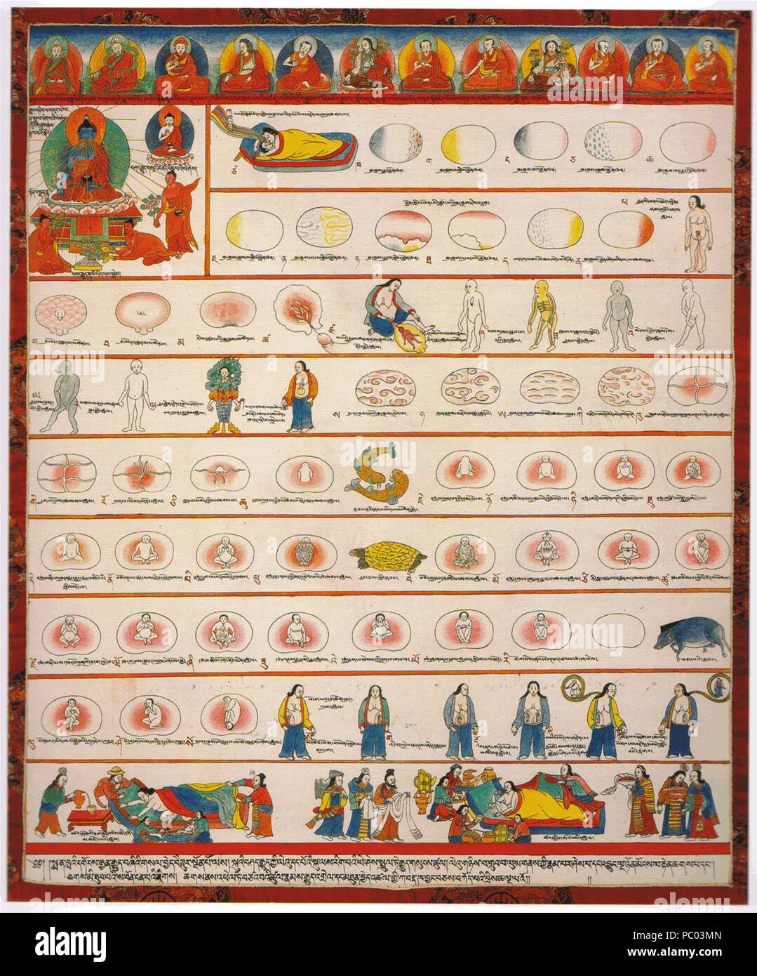 293 Abbildung aus Blauer Beryll Stockfoto