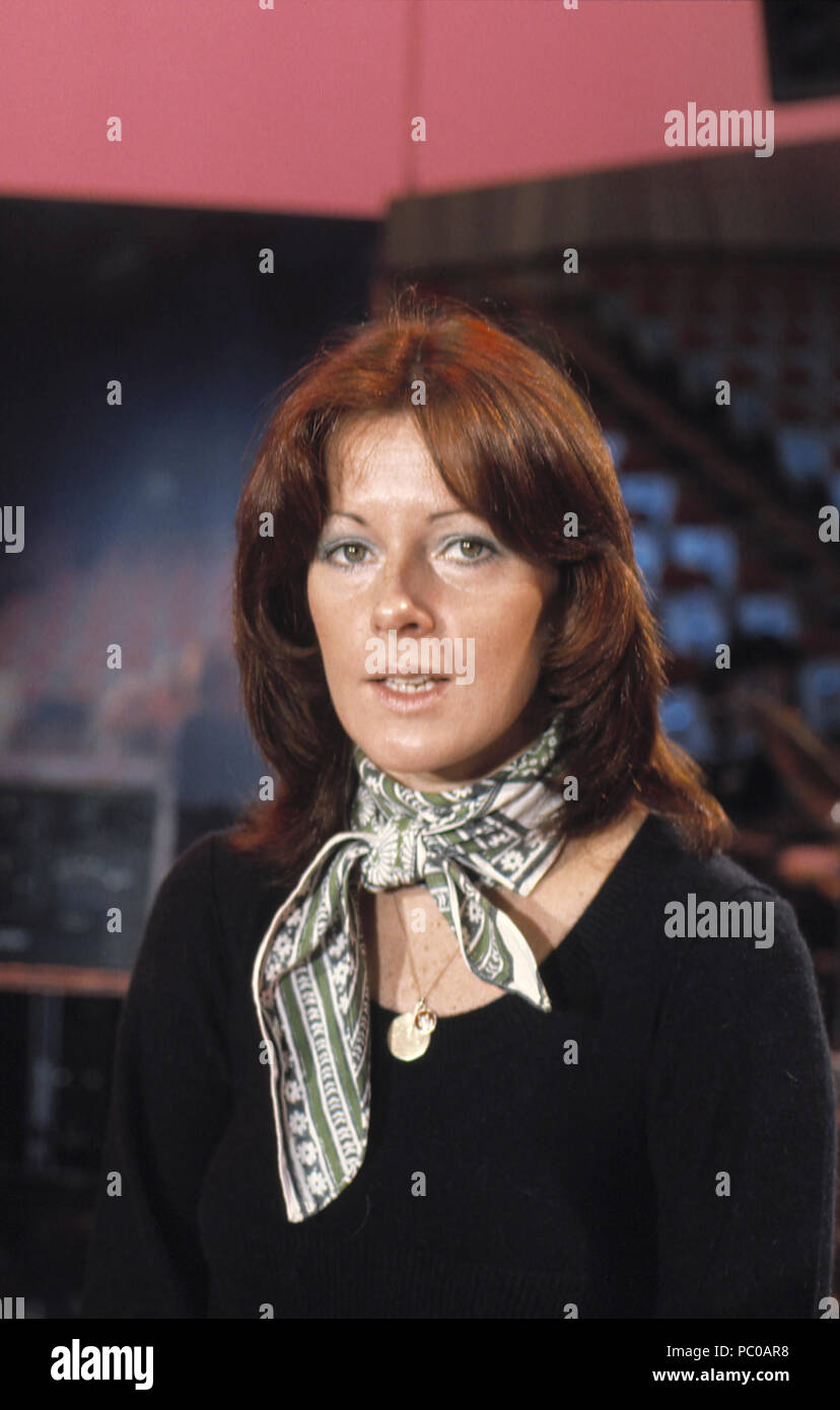 ABBA. Anni-Frid Lyngstad 1976 Stockfotografie - Alamy