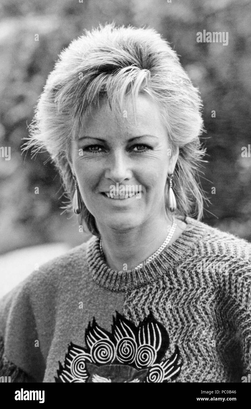 ABBA. AnniFrid Lyngstad 1982 Stockfotografie Alamy