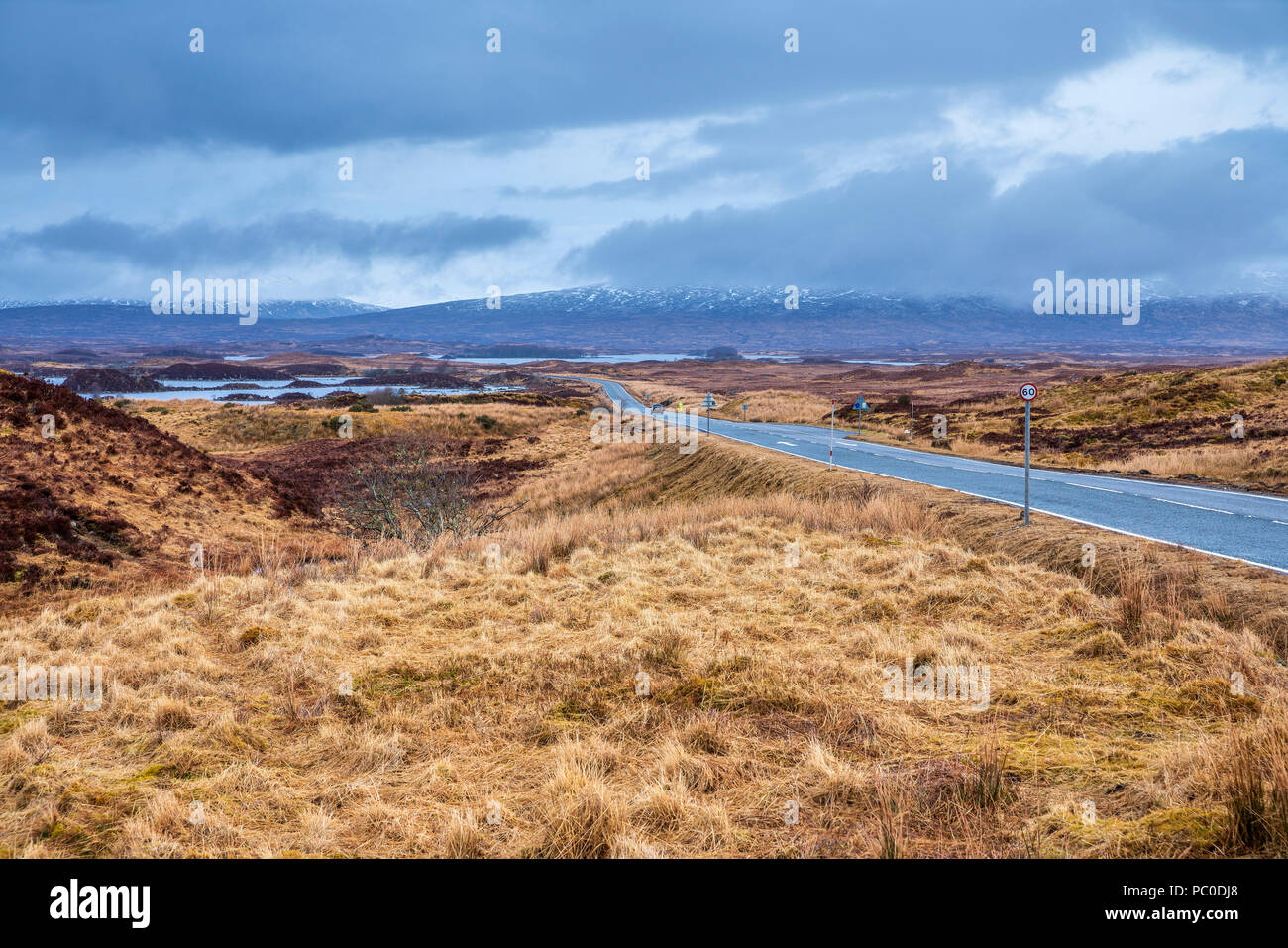 Rannoch Moor, Argyll und Bute, Schottland, Großbritannien, Europa Stockfoto