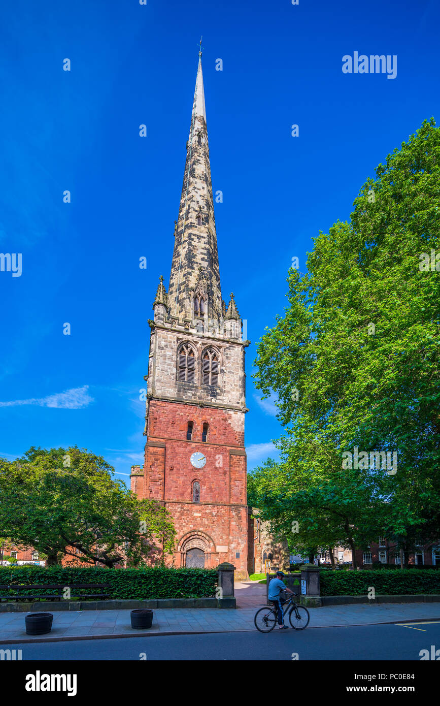 St Alkmunds Kirche in Shrewsbury, Shropshire, England, Vereinigtes Königreich, Europa Stockfoto