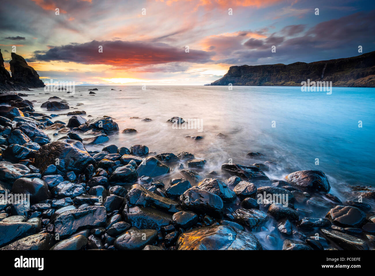 Talisker Bay, Isle Of Skye, innere Hebriden, Schottland, Vereinigtes Königreich, Europa Stockfoto