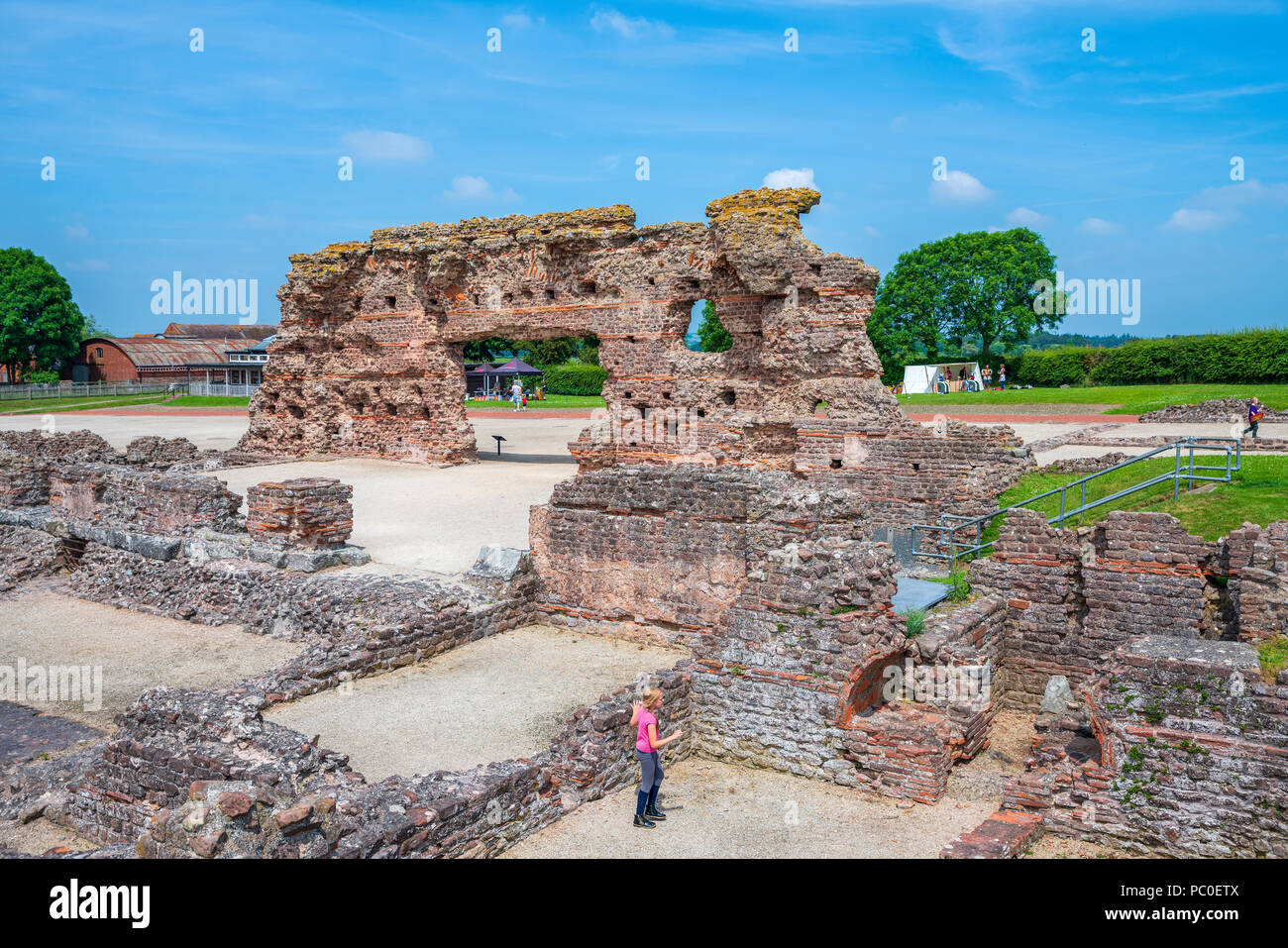 Viroconium Cornoviorum, Wroxeter, Shropshire, England, Vereinigtes Königreich, Europa Stockfoto