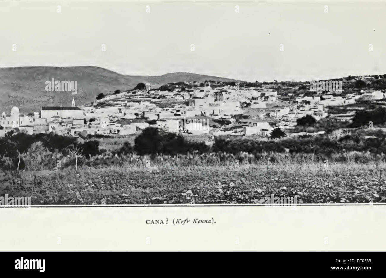 332 Kafr Kanna 1903 Stockfoto