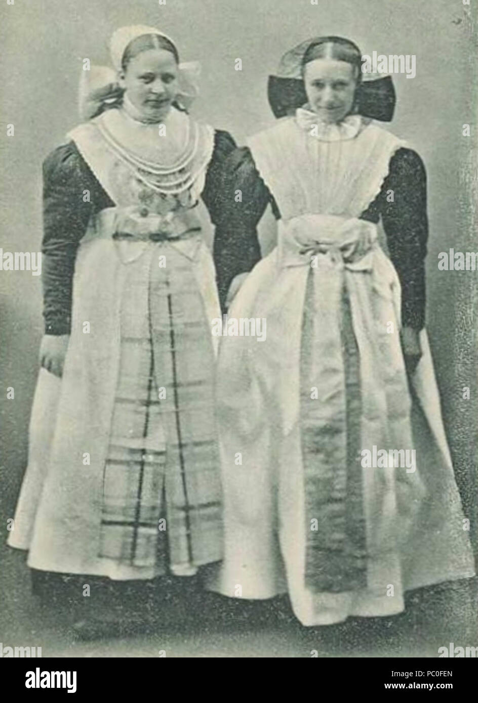 334 Kamenzer Festtracht, 1905 (Ausschnitt) Stockfoto