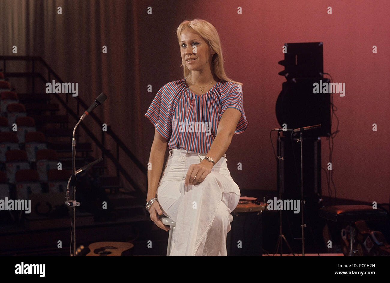 ABBA. Agnetha Fältskog 1976 Stockfoto