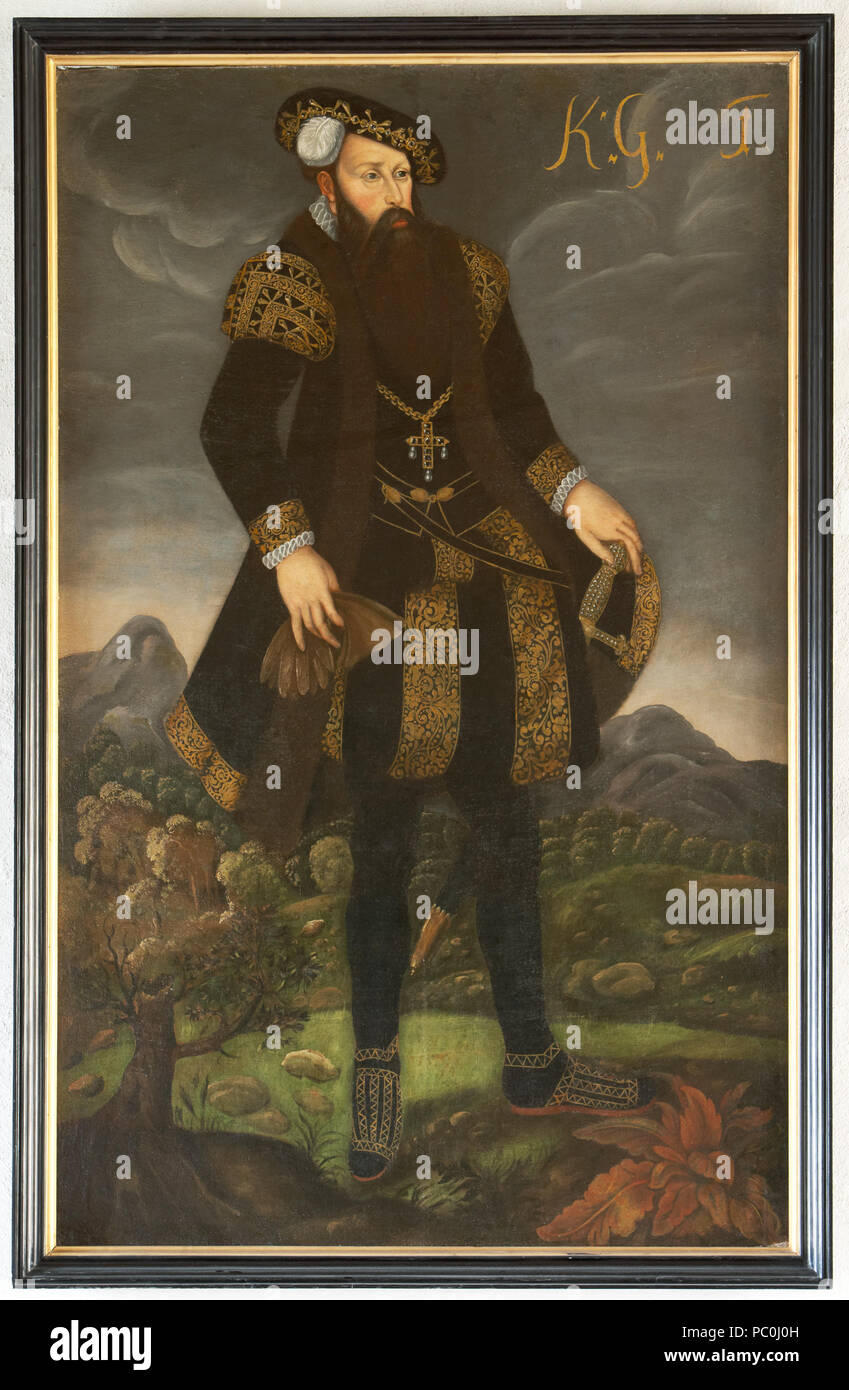 23 Gustav I, 1497-1560, konung av Sverige - Nationalmuseum - 14998 Stockfoto