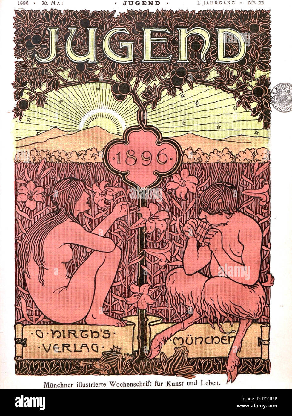 328 Jugend Magazin 1896 Stockfoto