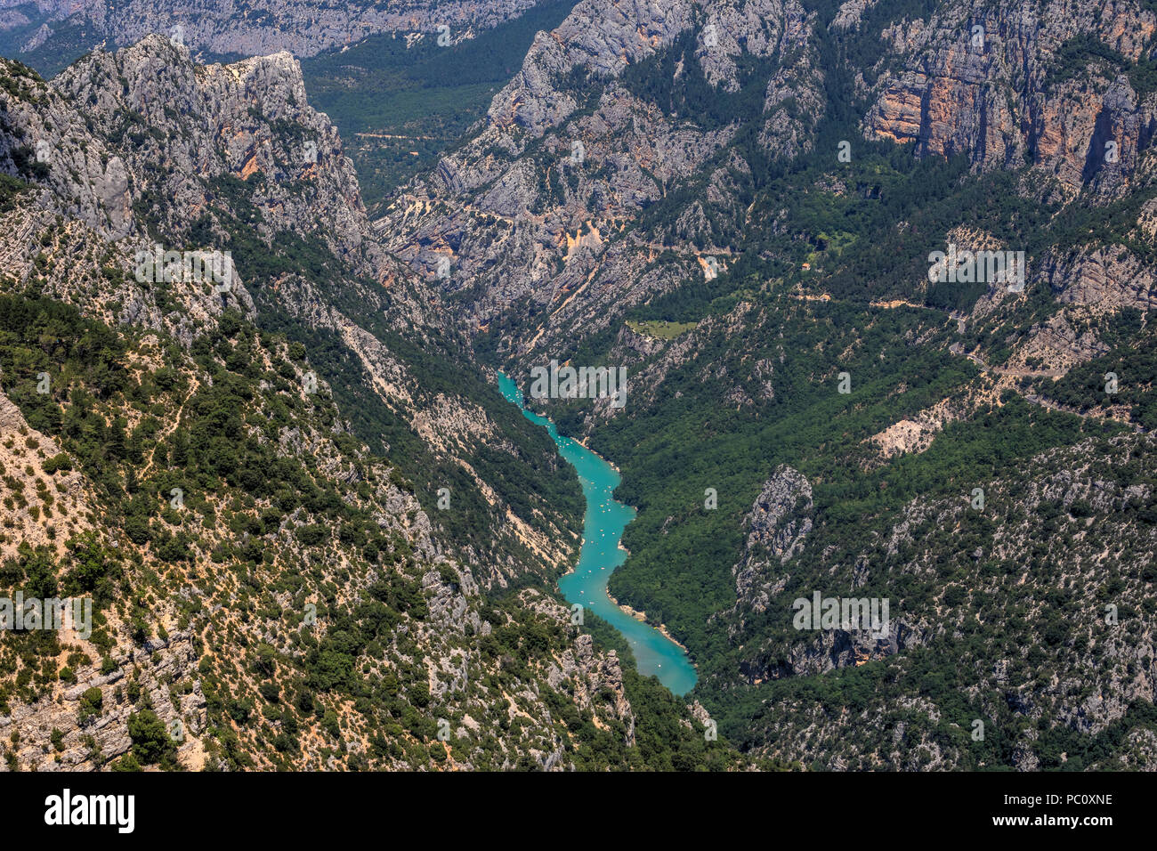 Verdon Schlucht, Alpes-de-Haute-Provence, Frankreich, Europa Stockfoto