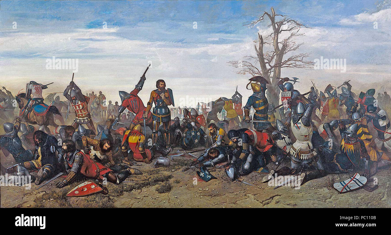 362 Le Combat de Trente (1857) Stockfoto