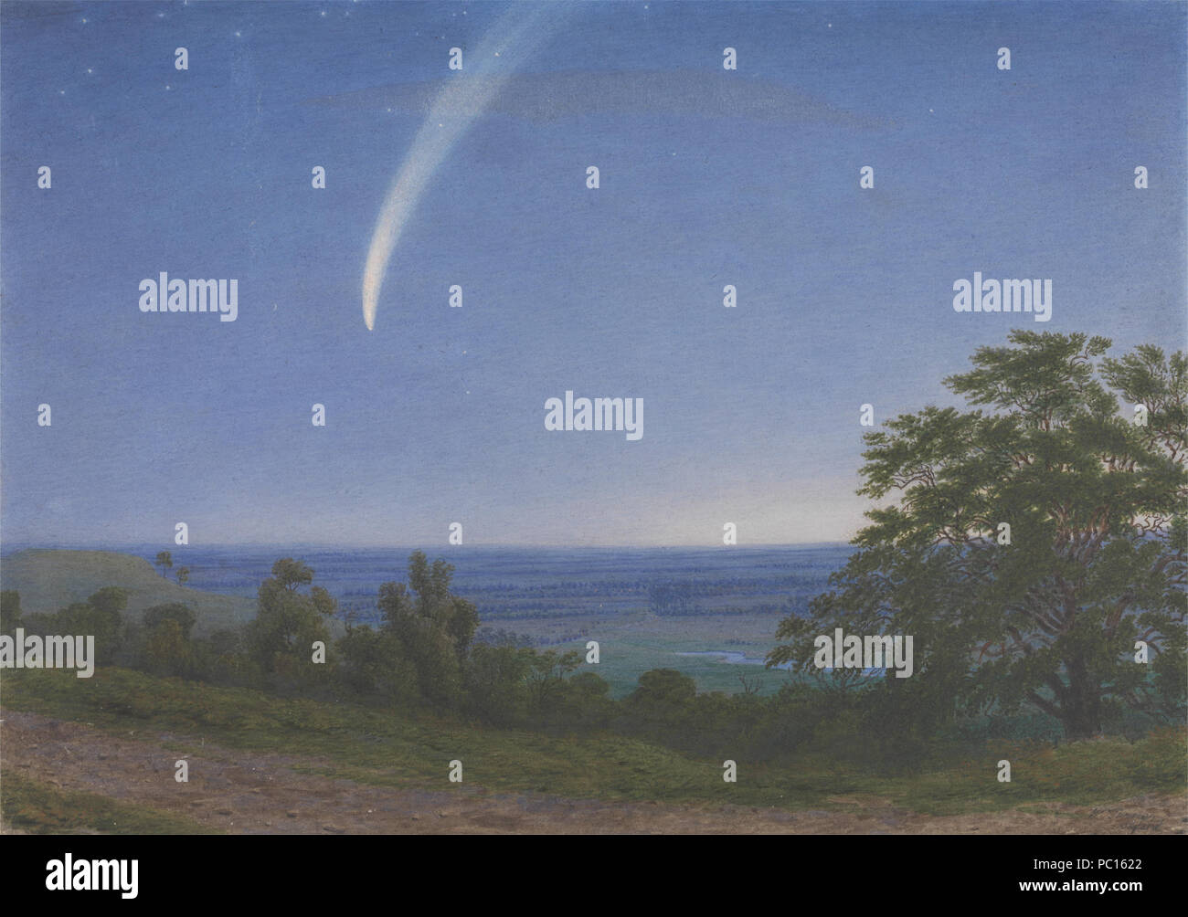 94 William Turner von Oxford Donati Comet 1859 Stockfoto