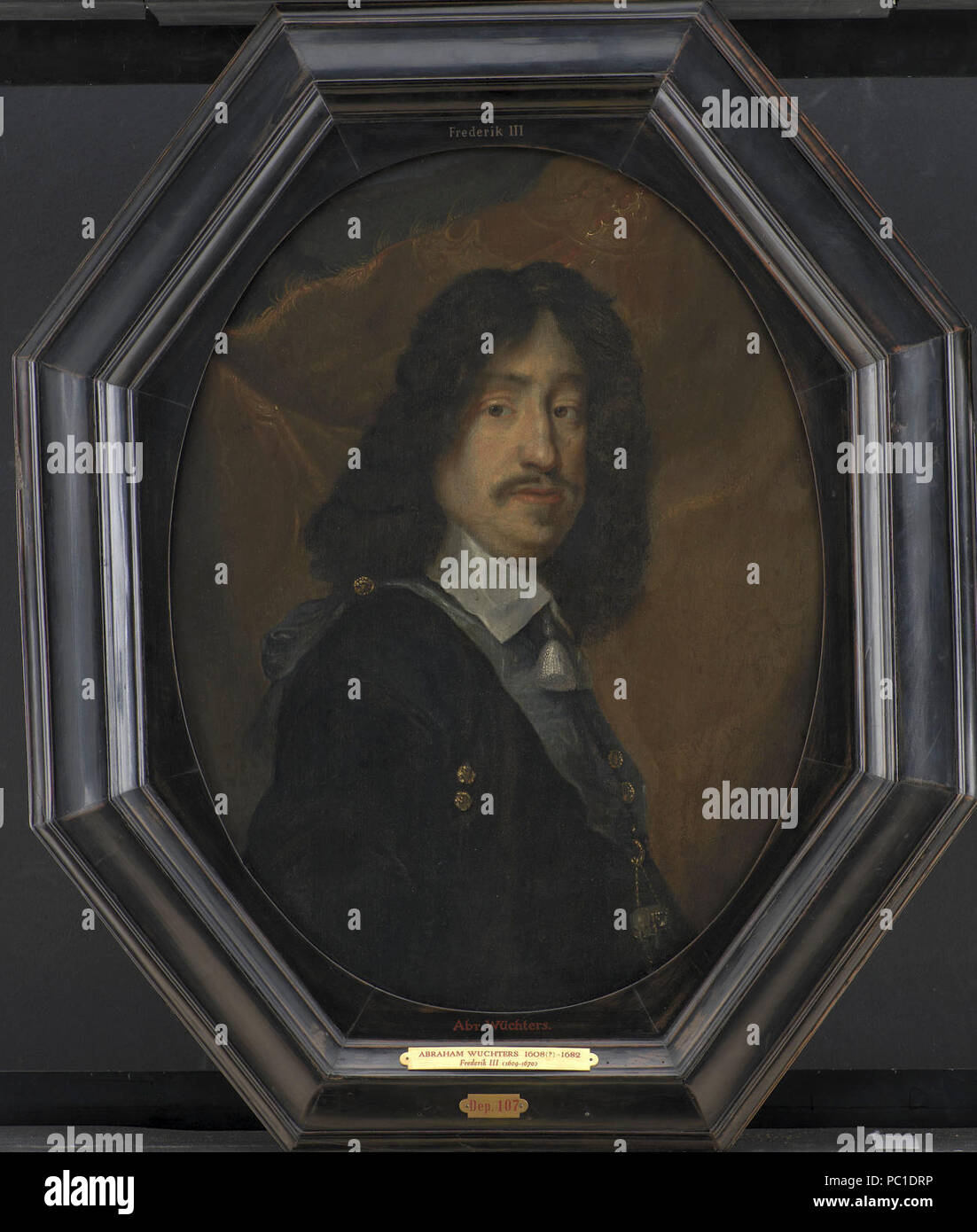 Abraham Wuchters - Frederik III - DEP 107 - Statens Stockfoto