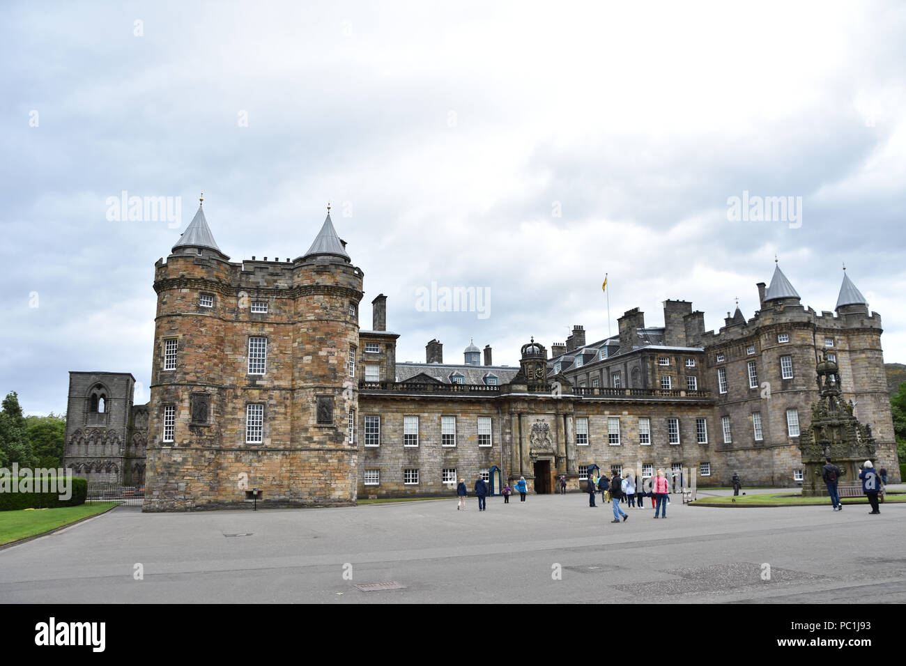 Holyrood Palace Castle, Edinburgh, Schottland. Juni, 2018 Stockfoto